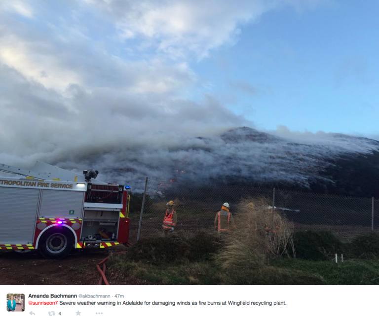 Smoke warning for Adelaide residents