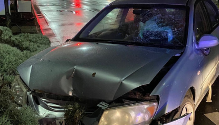 A Driver Has Fled A Car Crash In The City