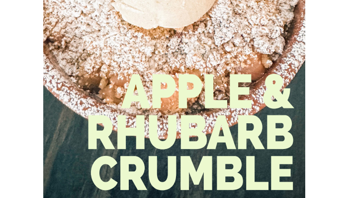 Chris Jarmer’s Apple and Rhubarb Crumble