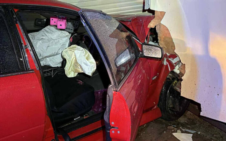 Disqualified And Alleged Drug Driver Arrested After Crashing Into A House